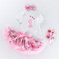 Baby Birthday Outfit Set with Cartoon Princess Dress