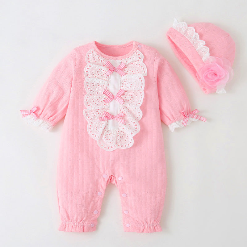 Autumn Outfit for 6-Month Baby Girl, Jumpsuit