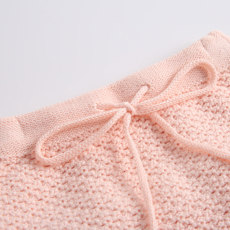 2020 Autumn Baby Girl Outfit with Ruffle Shorts & Top