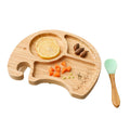 Bamboo Safety Set: Suction Baby Bowls and Plates (One Set)