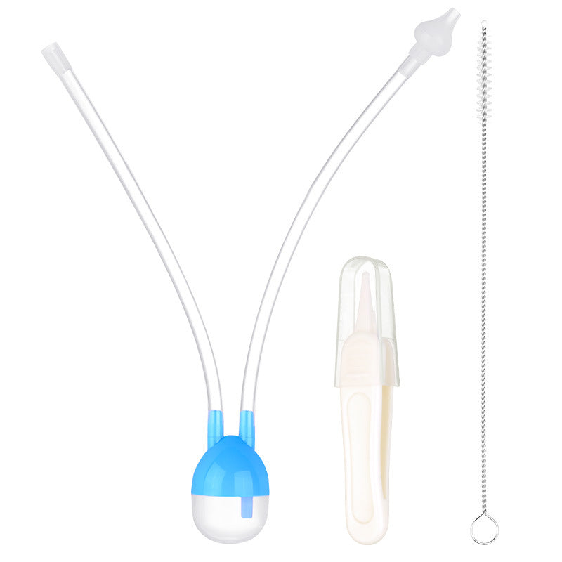 Baby Nasal Aspirator and Cleaning Brush Set
