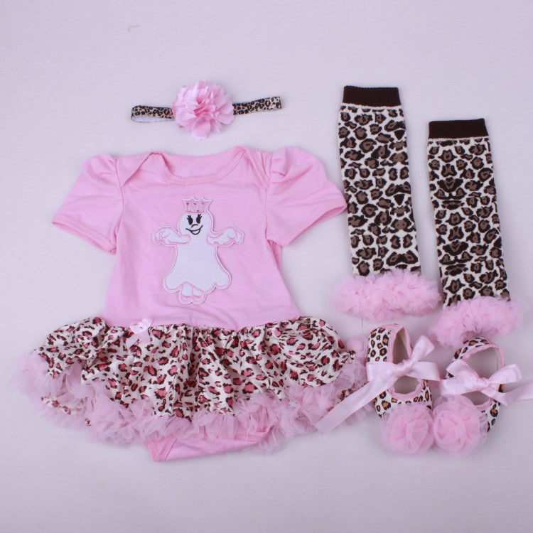 Baby Halloween Outfit Set with Skeleton Design