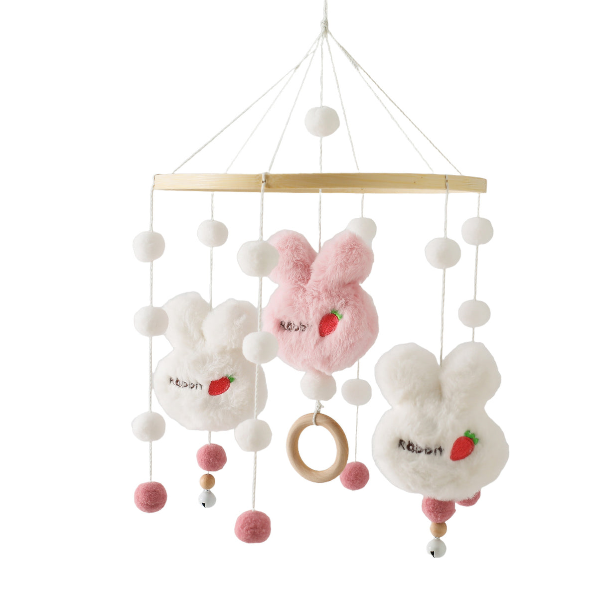 Nordic Felt Animal Mobile for Baby Crib and Stroller