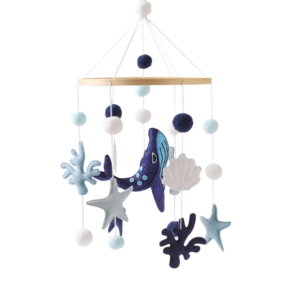 Nordic Felt Animal Mobile for Baby Crib and Stroller