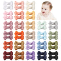 YHXX YLEN 52PCS Baby Hair Bows Snap Baby Hair Clips 1.2 Inch Cute Mini Baby Bows Grosgrain Ribbon Hair Bows Clips Toddler Hair Accessories for Baby Girls Newborns Toddler
