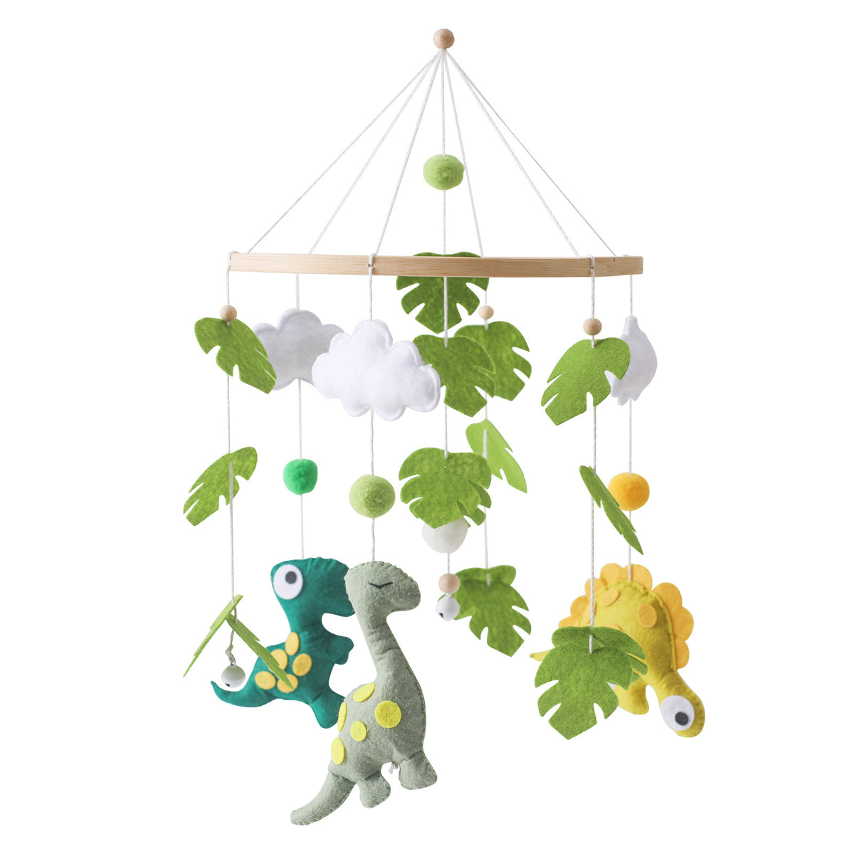 Nordic Felt Animal Mobile for Baby Crib and Stroller
