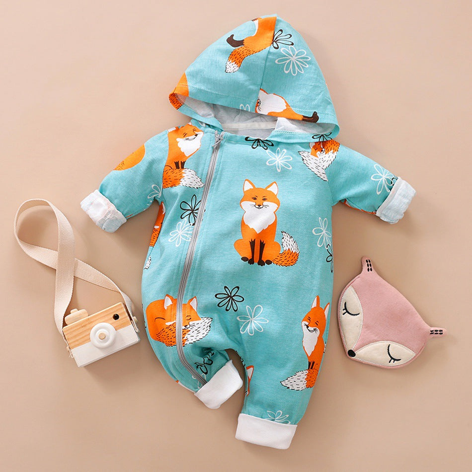 Cross-Border Baby Jumpsuit - Long Sleeve Cotton Outfit