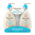 Aveeno Baby Daily Care Gift Set with Oat Extract & Prebiotic Oat Contains Daily Moisturizing Body Lotion & Gentle 2-in-1 Baby Bath Wash & Shampoo Hypoallergenic & Paraben-Free Two Pack