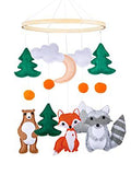 Creative Felt Forest Animal Crib Mobile for Infants