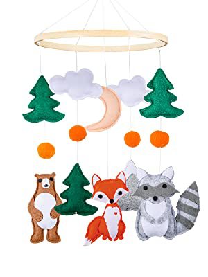 Creative Felt Forest Animal Crib Mobile for Infants