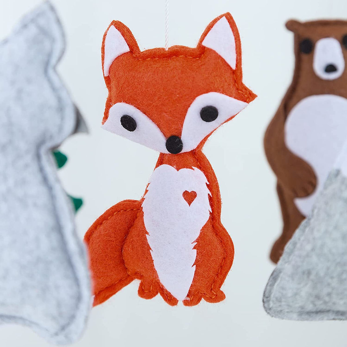 Creative Felt Forest Animal Crib Mobile for Infants