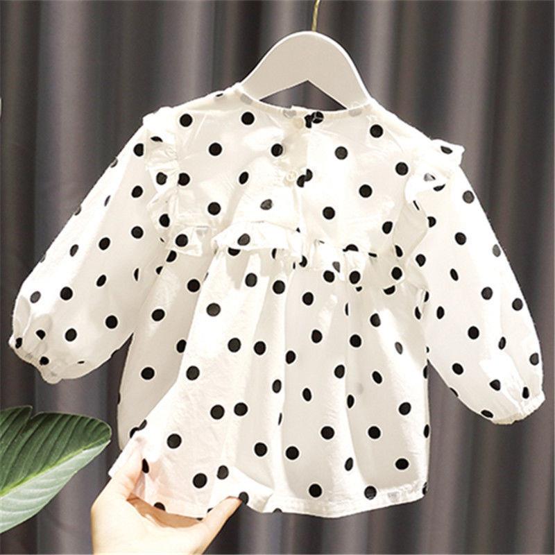 Polka Dot Blouse for Baby Girls - Children's Clothing