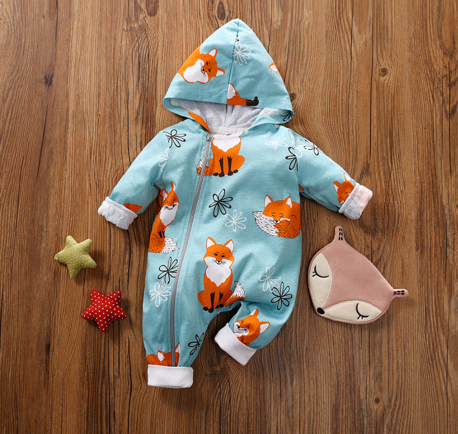 Cross-Border Baby Jumpsuit - Long Sleeve Cotton Outfit