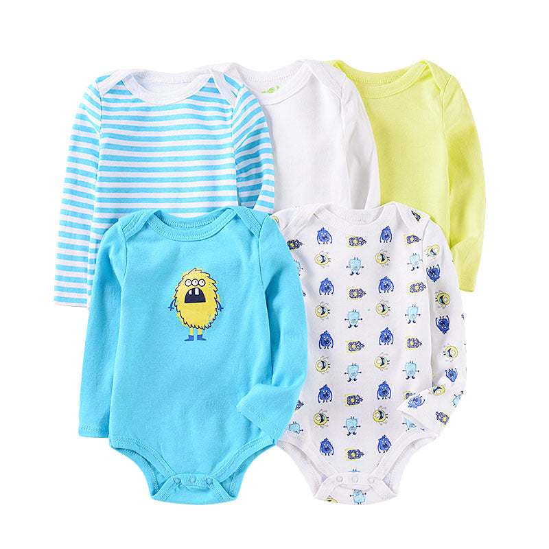 2020 Autumn Long Sleeve Cotton Baby Romper Outfit