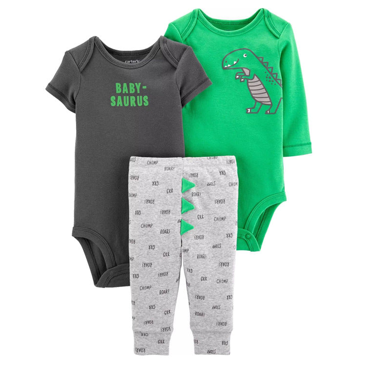 Spring Autumn Baby Clothing Set - 3 Pieces for Infants