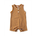 Baby Boy Striped Romper Summer Clothing Set