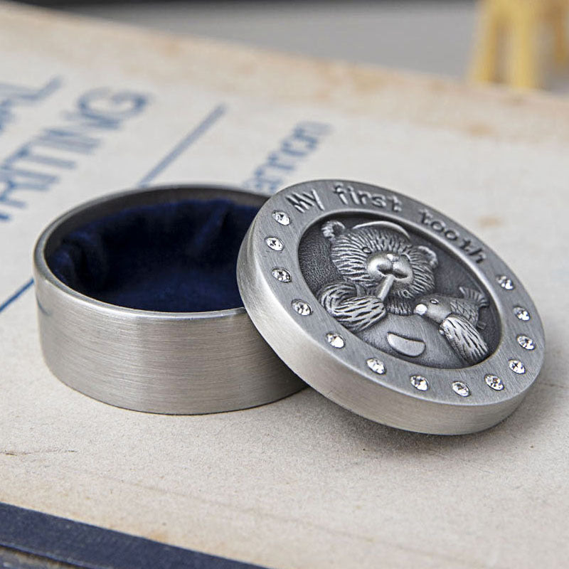 Creative European-style Baby Tooth and Hair Keepsake Box