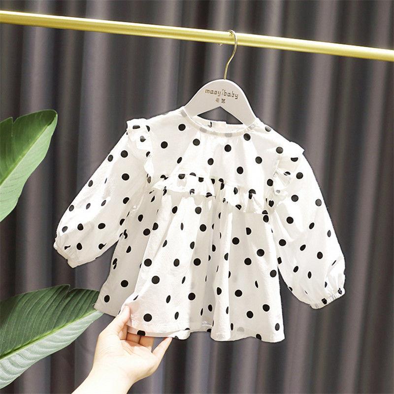 Polka Dot Blouse for Baby Girls - Children's Clothing