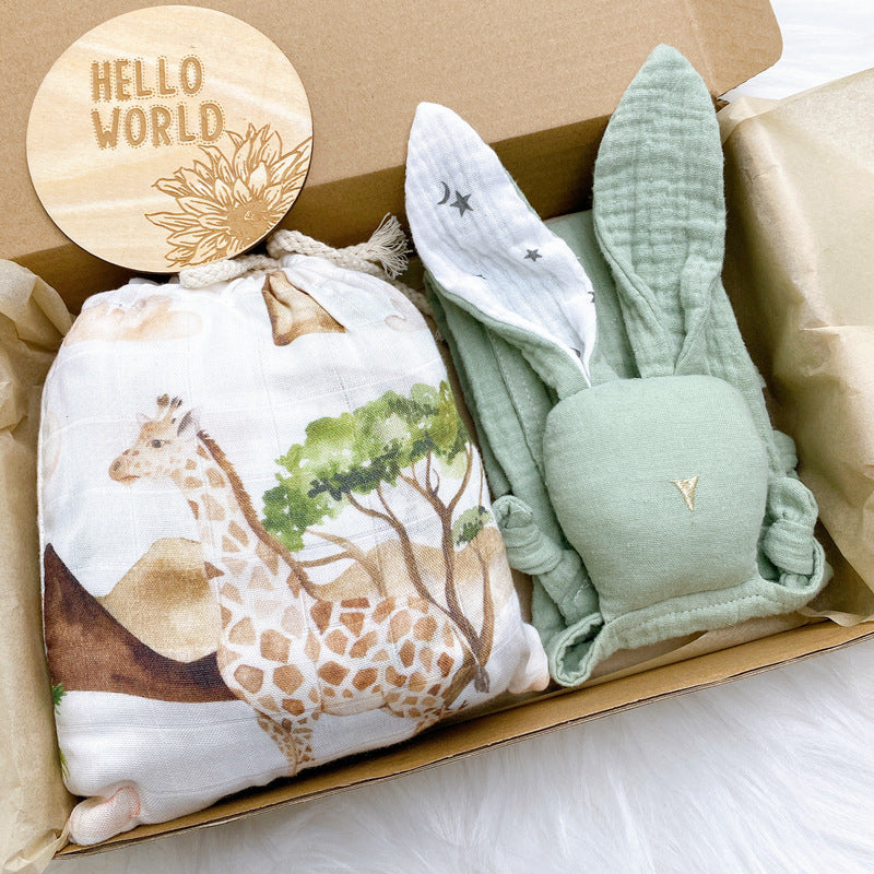 Cute All Over Print Fitted Sheet Set for Baby Crib
