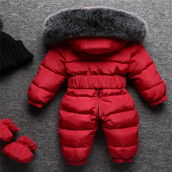 Baby Snowsuit Romper - One-Piece Down Outfit