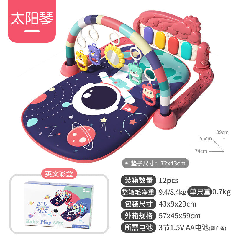 Musical Baby Gym Play Mat Piano Toy for Newborns