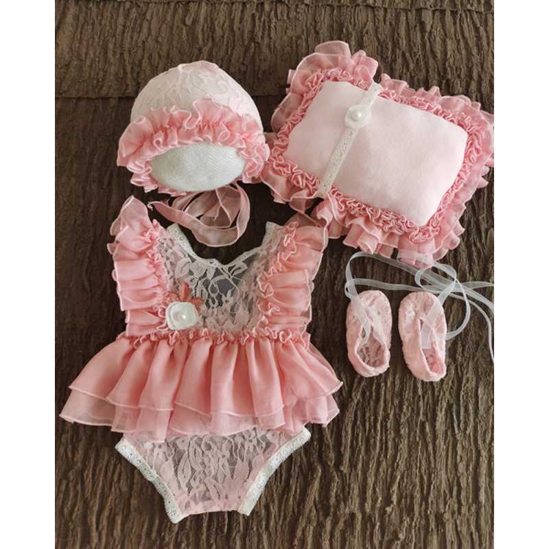 Full Moon Baby Photography Outfit - Five-Piece Set