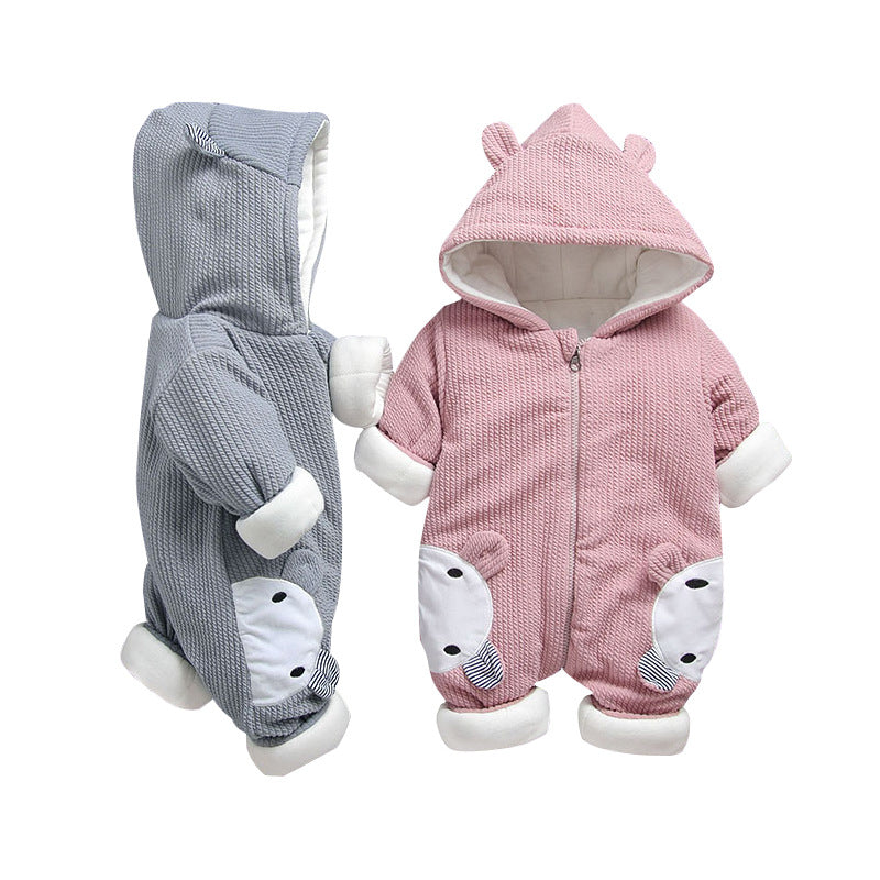 Baby Winter Romper Thick Cotton Outfit for Newborns