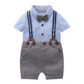 2020 Spring Baby Gentleman Outfit with Romper & Pants
